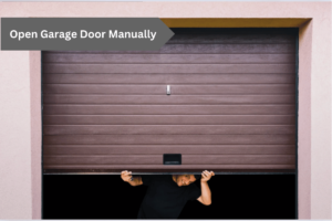 Open Garage Door Manually